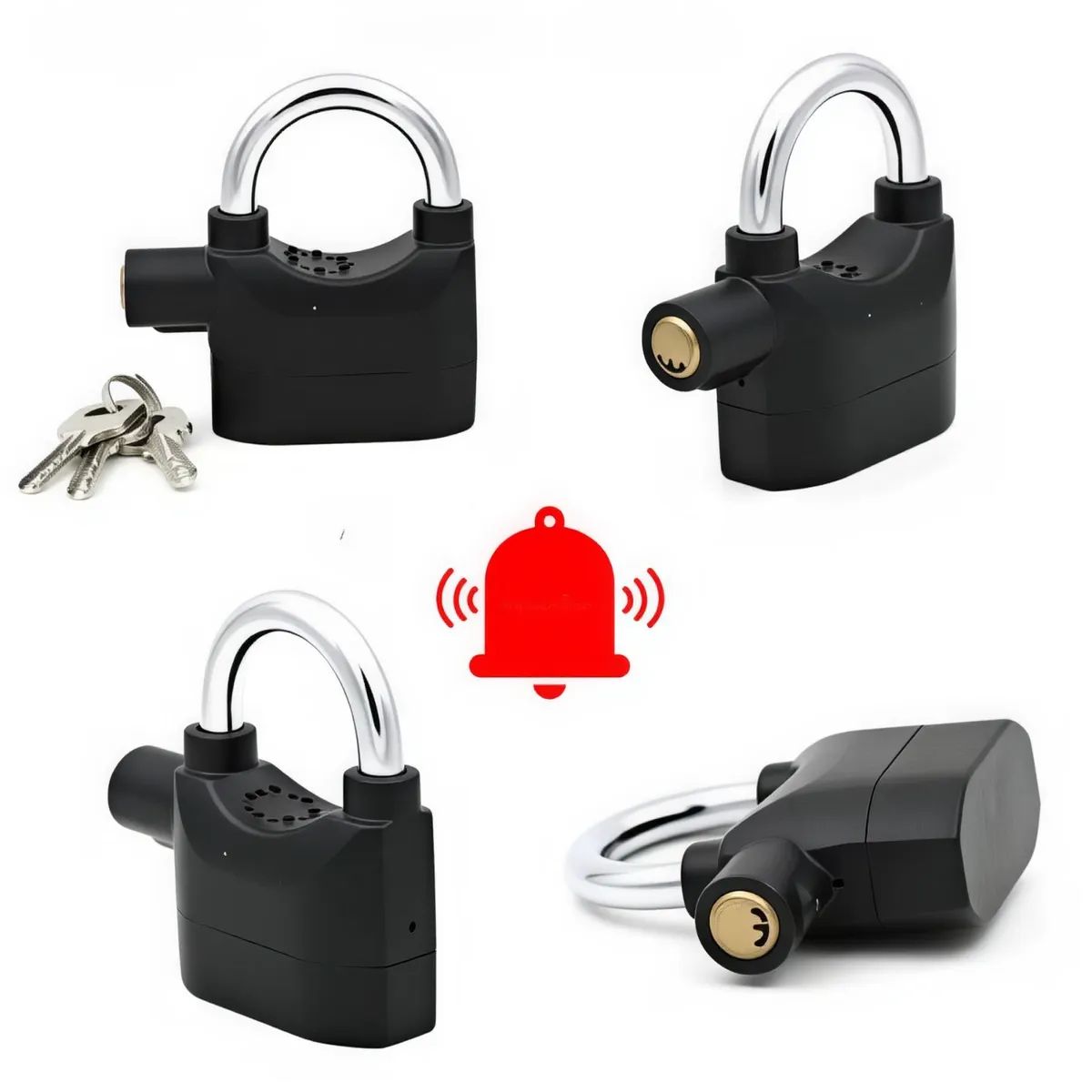 MOVI - Candado Antirrobo Con Alarma