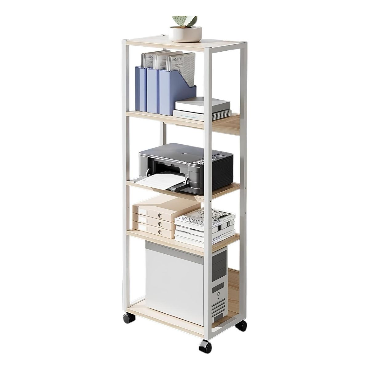 LUBABYCAS - Estantes Repisas De 5 Niveles Movible 51x30x136cm JR5 Lubabycas