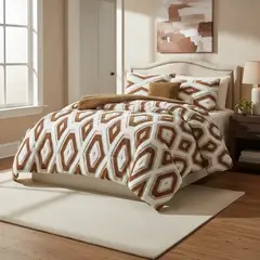 GENERICO - COBERTOR CON CHIPORRO 2 PLAZA JACQUARD ROMBO INVIERNO QUITA FRIO TF