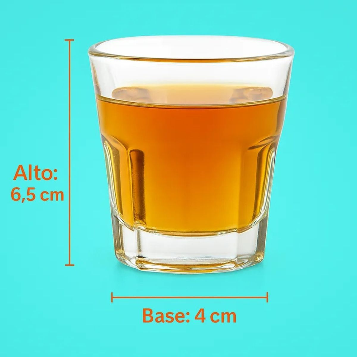 GENERICO - Set 18 Vasos Shot Tequilero Pocillo Vasos Shot Vasos Shot Transparente