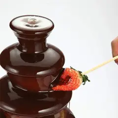 MOVI - Cascada Fuente Chocolate Fondue 4 Niveles Acero Inoxidable