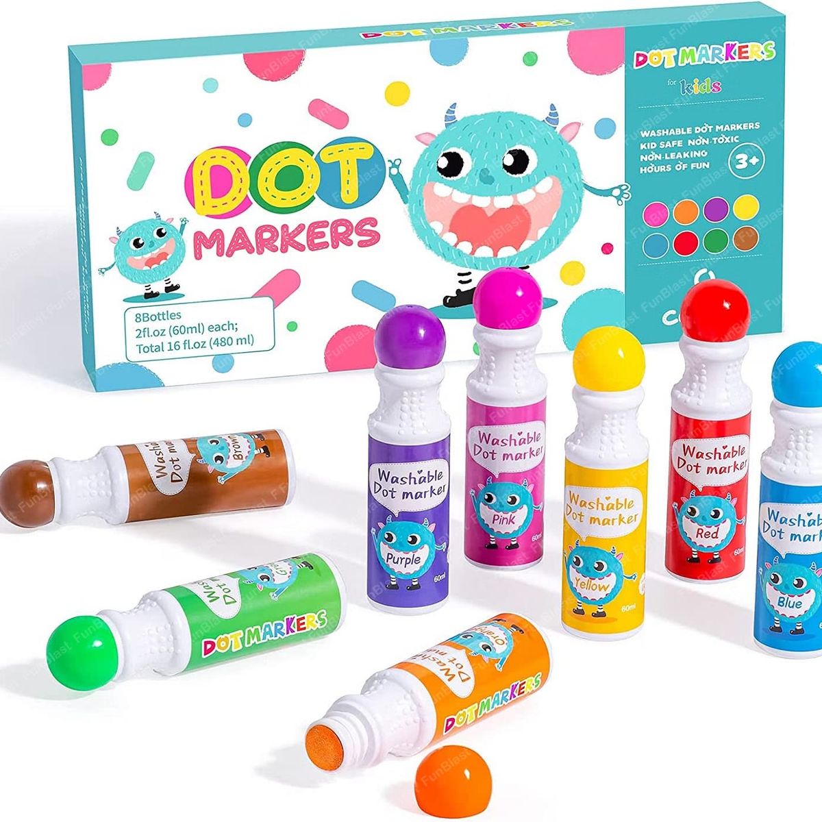 GENERICO - Superdots marcadores infantiles didacticos bingo con rollo incluido