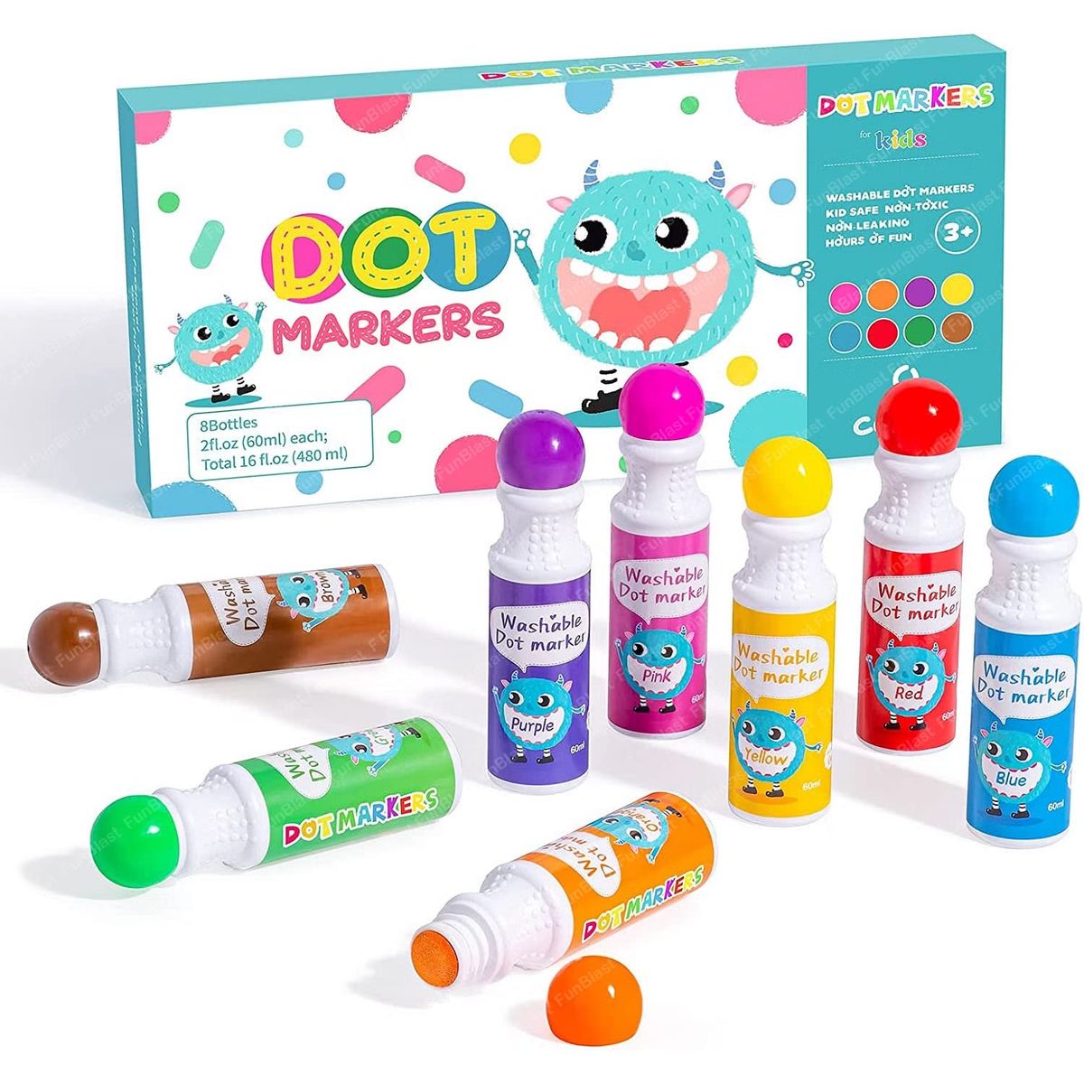 GENERICO - Superdots marcadores infantiles didacticos bingo con rollo incluido