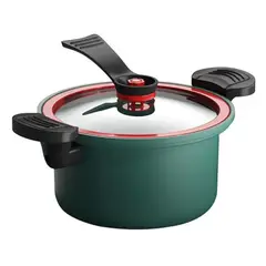 GENERICO - Mini Olla A Presión Olla De Cocción Lenta Cocina 22cm Verde