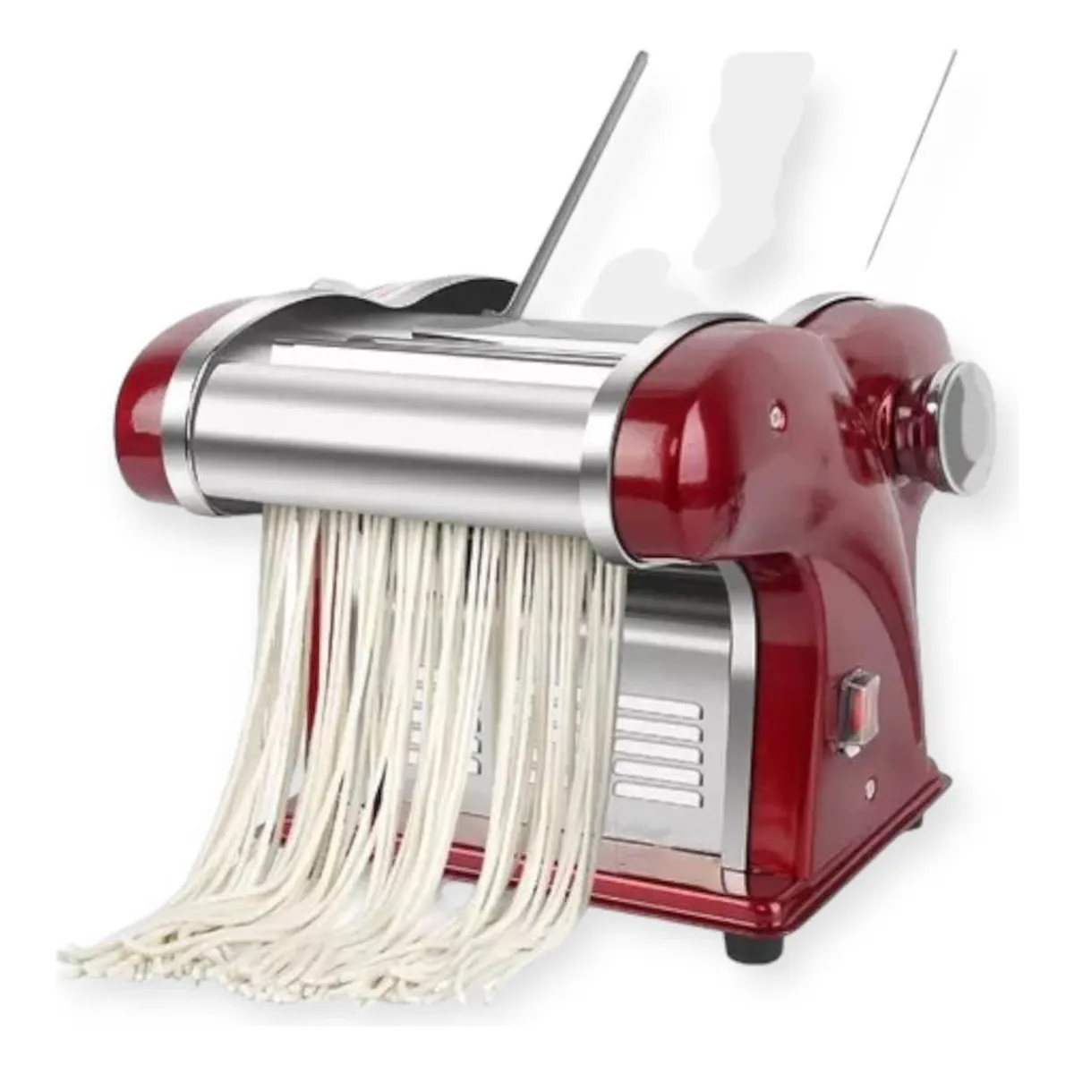 GENERICO - Máquina Hacer Pasta - Amasadora Eléctrica Eficiente Rojo