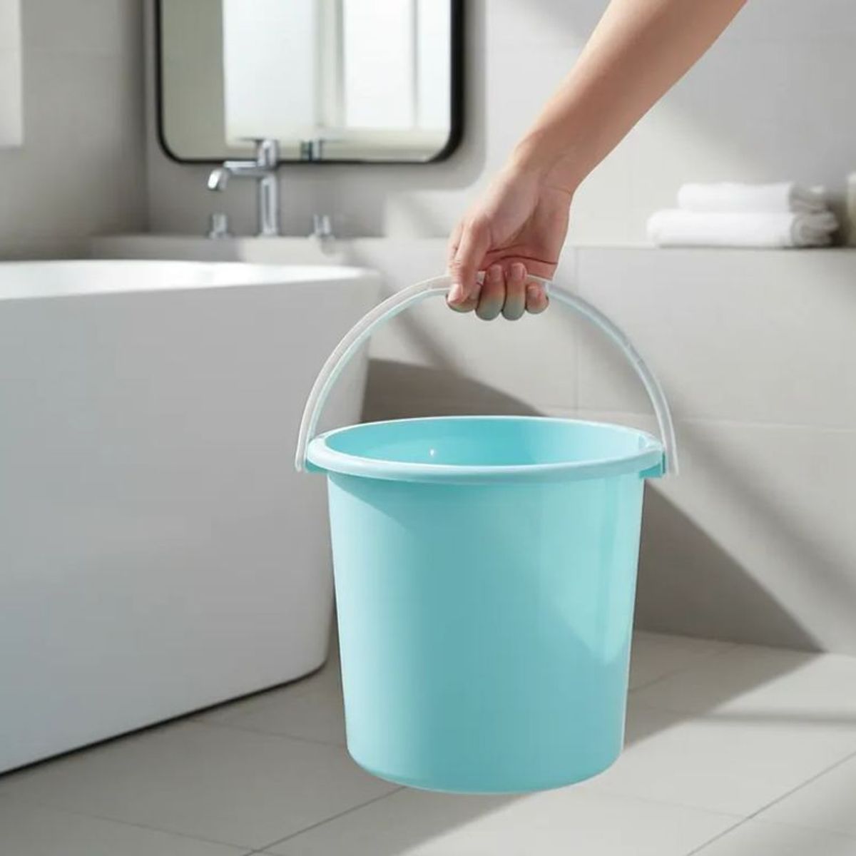 GENERICO - Balde Plástico Celeste