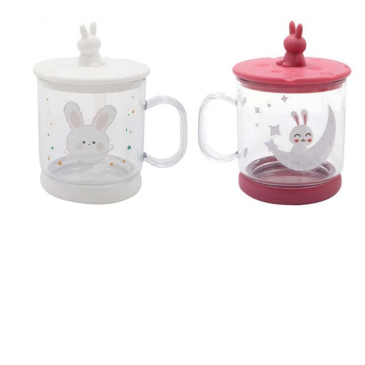 GENERICO - Vasos Con Bombilla Reutilizables Tazas