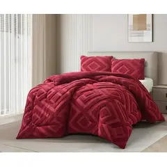 GENERICO - COBERTOR TEXTURIZADO KING CON CHIPORRO RELIEVE DIAMANTE HACQUARD TF