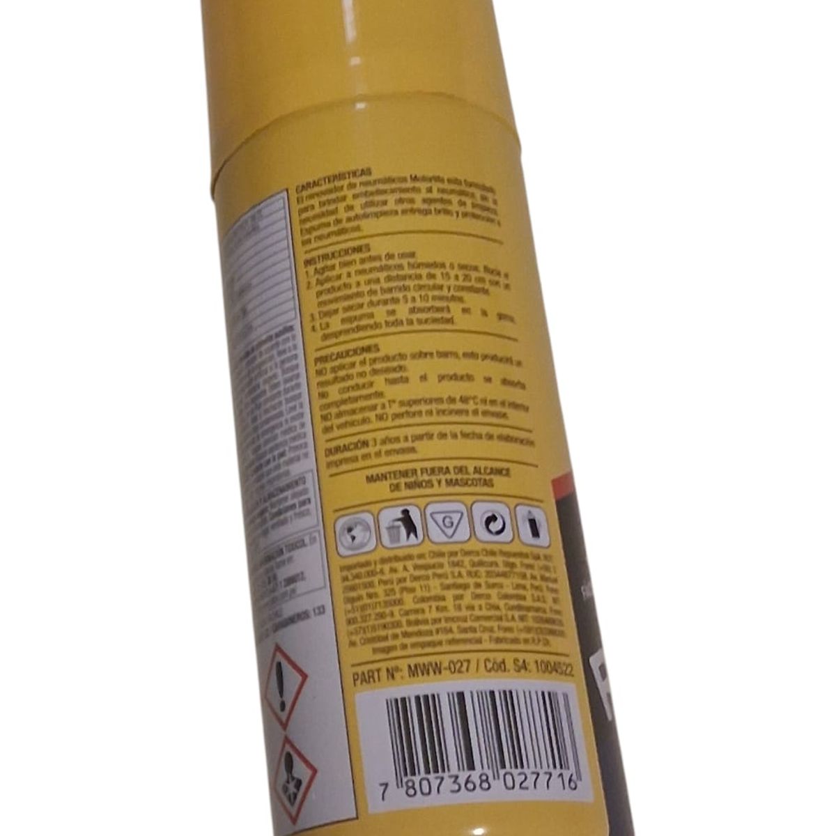 GENERICO - MINI RENOVADOR NEUMATICOS 200CC