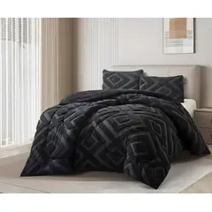 GENERICO - COBERTOR TEXTURIZADO 2 PLAZA CON CHIPORRO RELIEVE DIAMANTE HACQUARD TF