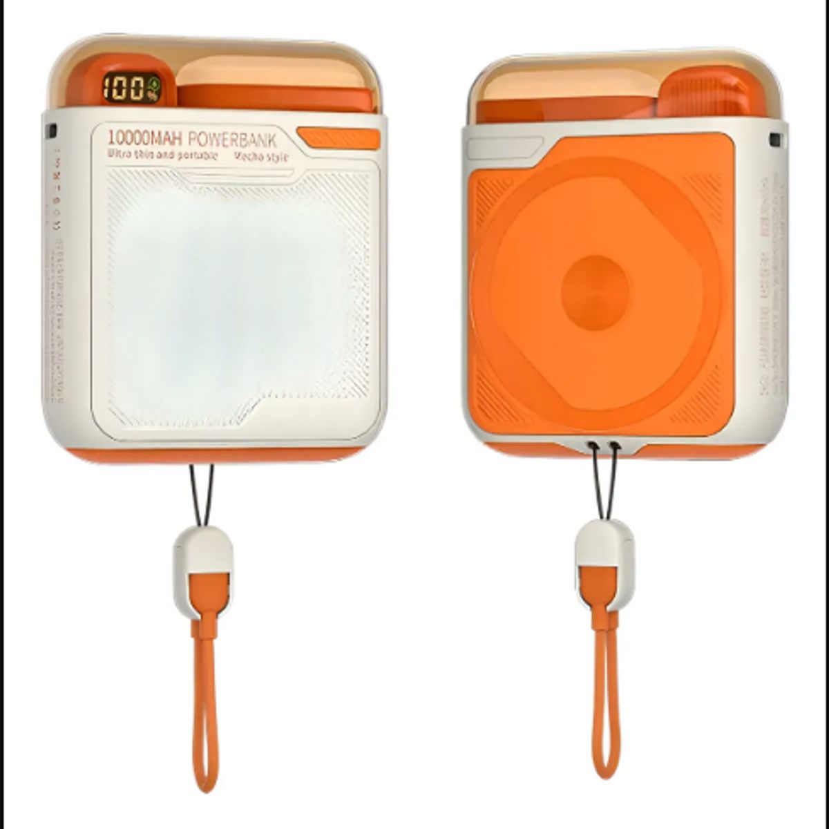 GENERICO - Cargador Magnético Inalámbrico 10000mah Power Bank 225w Blanco