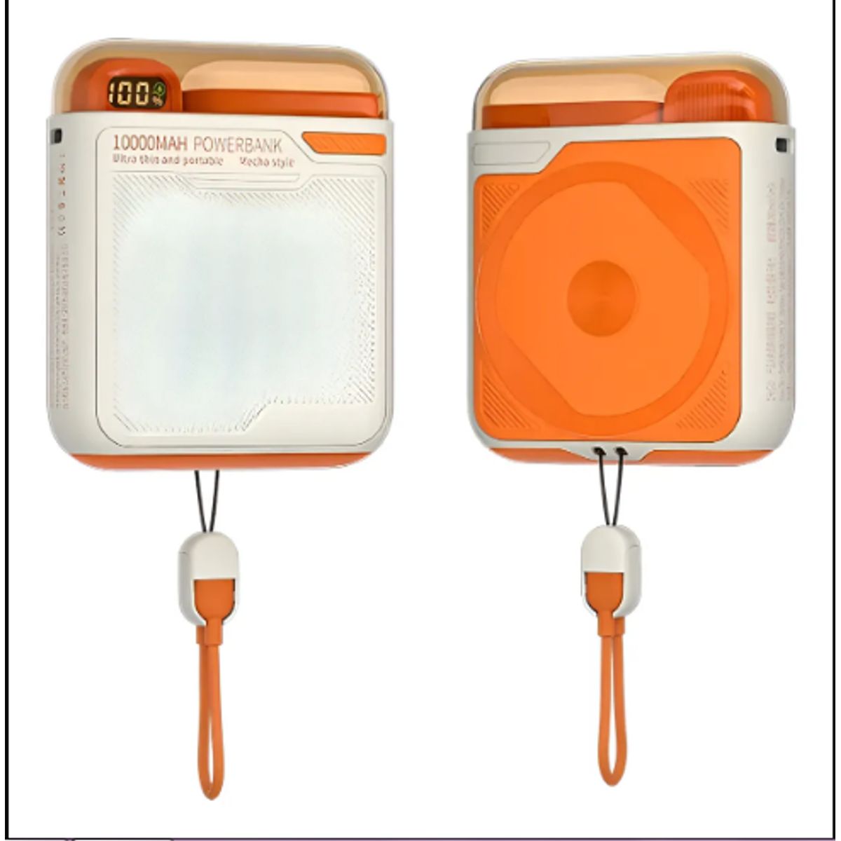 GENERICO - Cargador Magnético Inalámbrico 10000mah Power Bank 225w Blanco