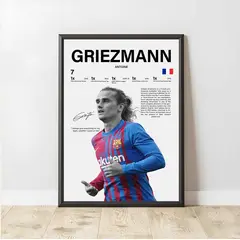 GENERICO - Cuadro Antoine Griezmann Fútbol FC Barcelona + Marco