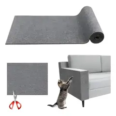 GENERICO - Rascador Gatos Autoadhesivo Para Pared y Esquina 30x200cm Protege Muebles Antinarañazos