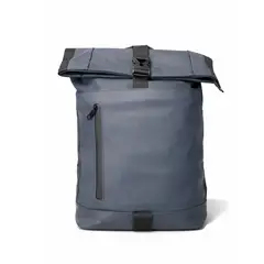 D'JOE - Mochila Bolso Ecocuero Roll Top Hombre Mujer