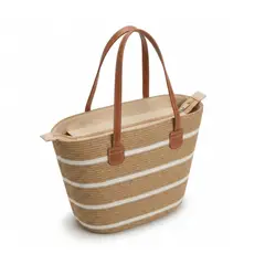D'JOE - Cartera Bolso Tejido Playa Verano Mujer Isidora