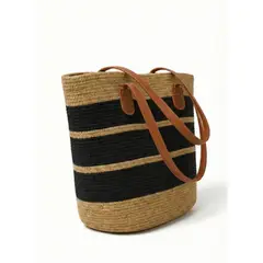 D'JOE - Cartera Bolso Tejido Playa Verano Mujer Isidora