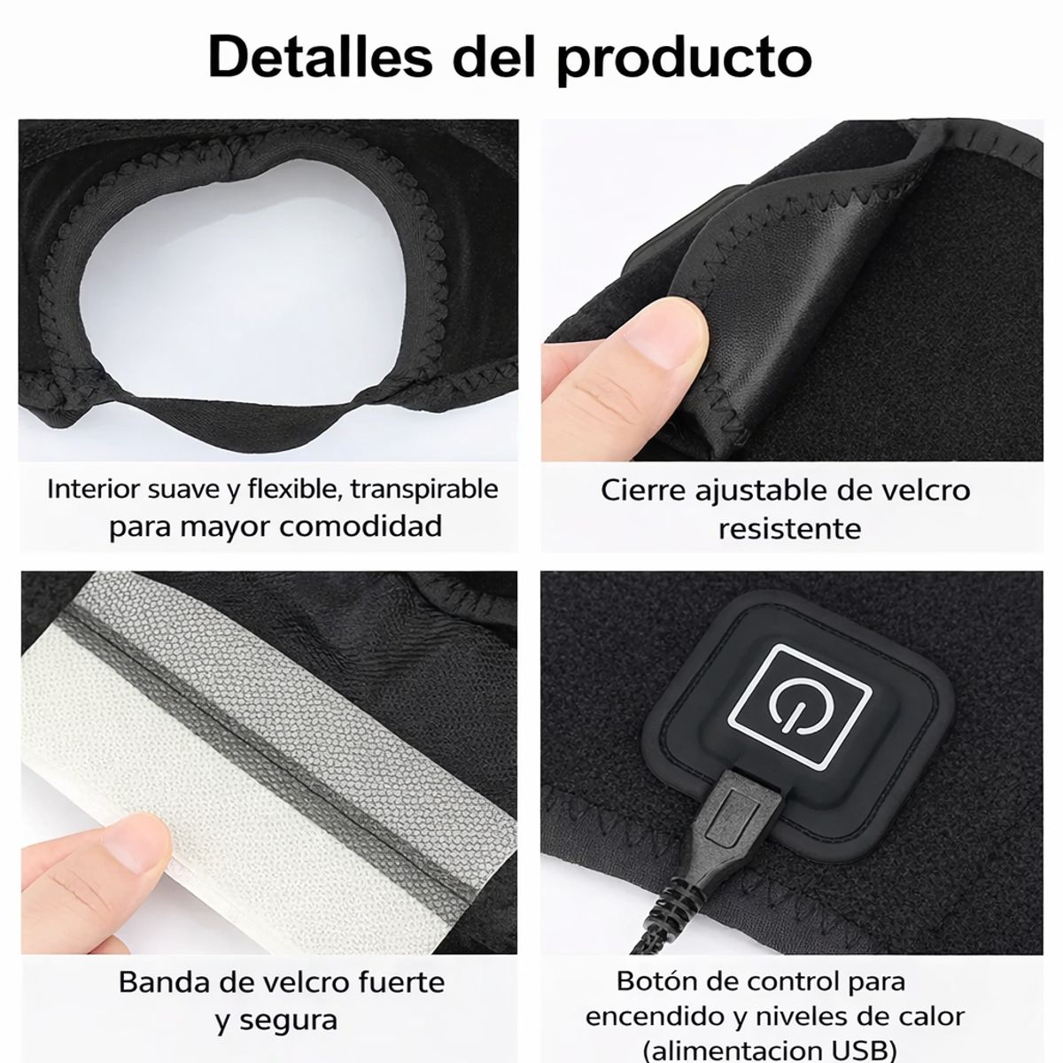 MOVI - Tobillera Térmica Eléctrica 3 Niveles de Calor