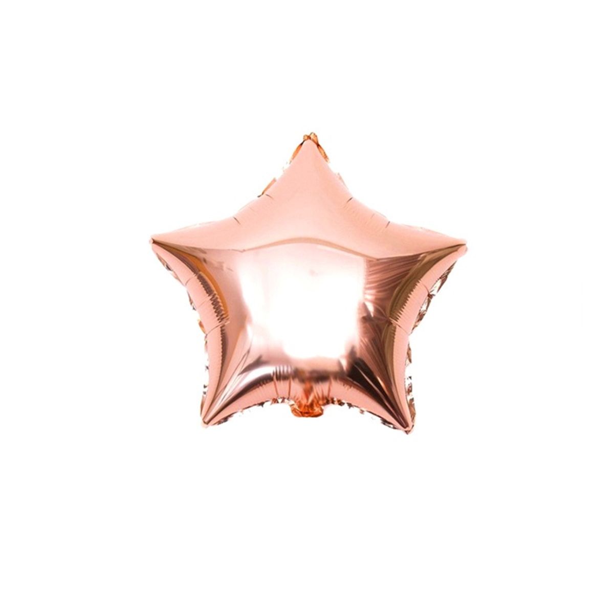 GENERICO - GLOBO METALICO 18 ESTRELLA ROSE GOLD X50 UNI
