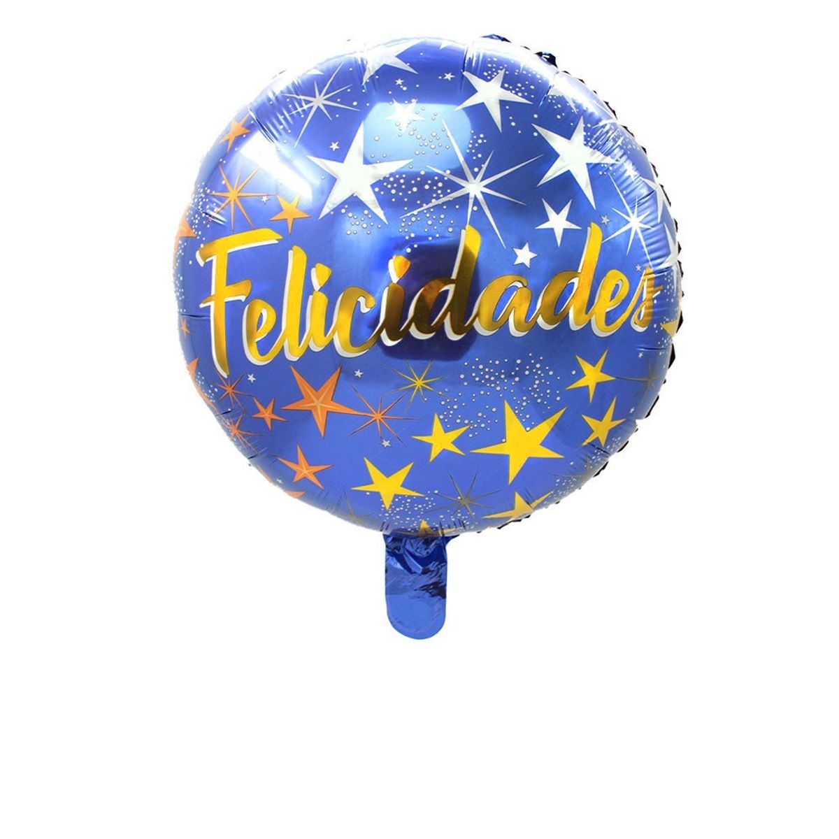 GENERICO - GLOBO METALICO 18 FELICIDADES AZUL X50 UNI
