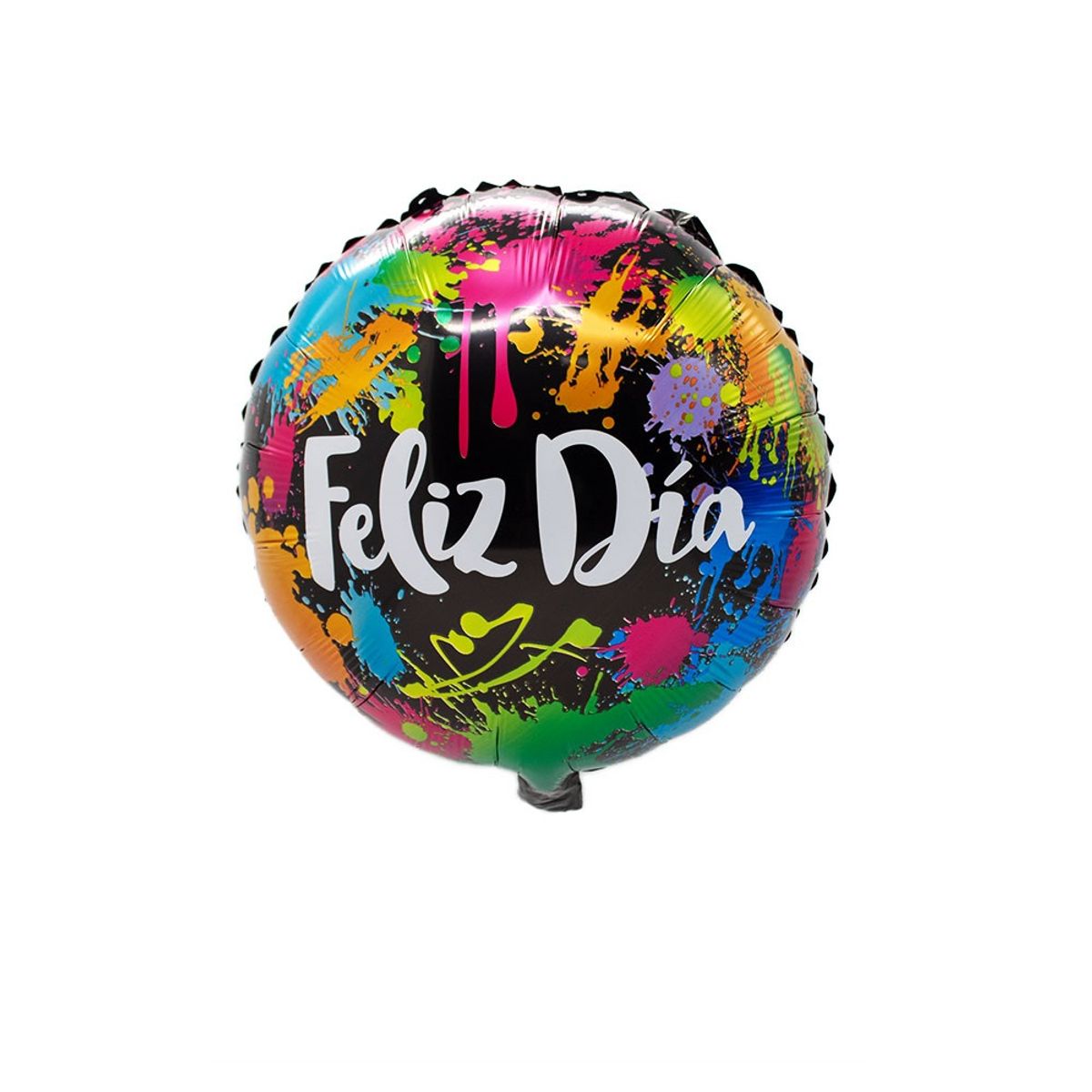GENERICO - GLOBO METALICO 18 FELIZ DIA PAINT X1 UNI
