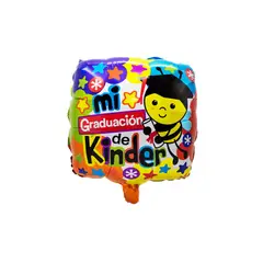 GENERICO - GLOBO METALICO 18 GRADUACION KINDER X1 UNI