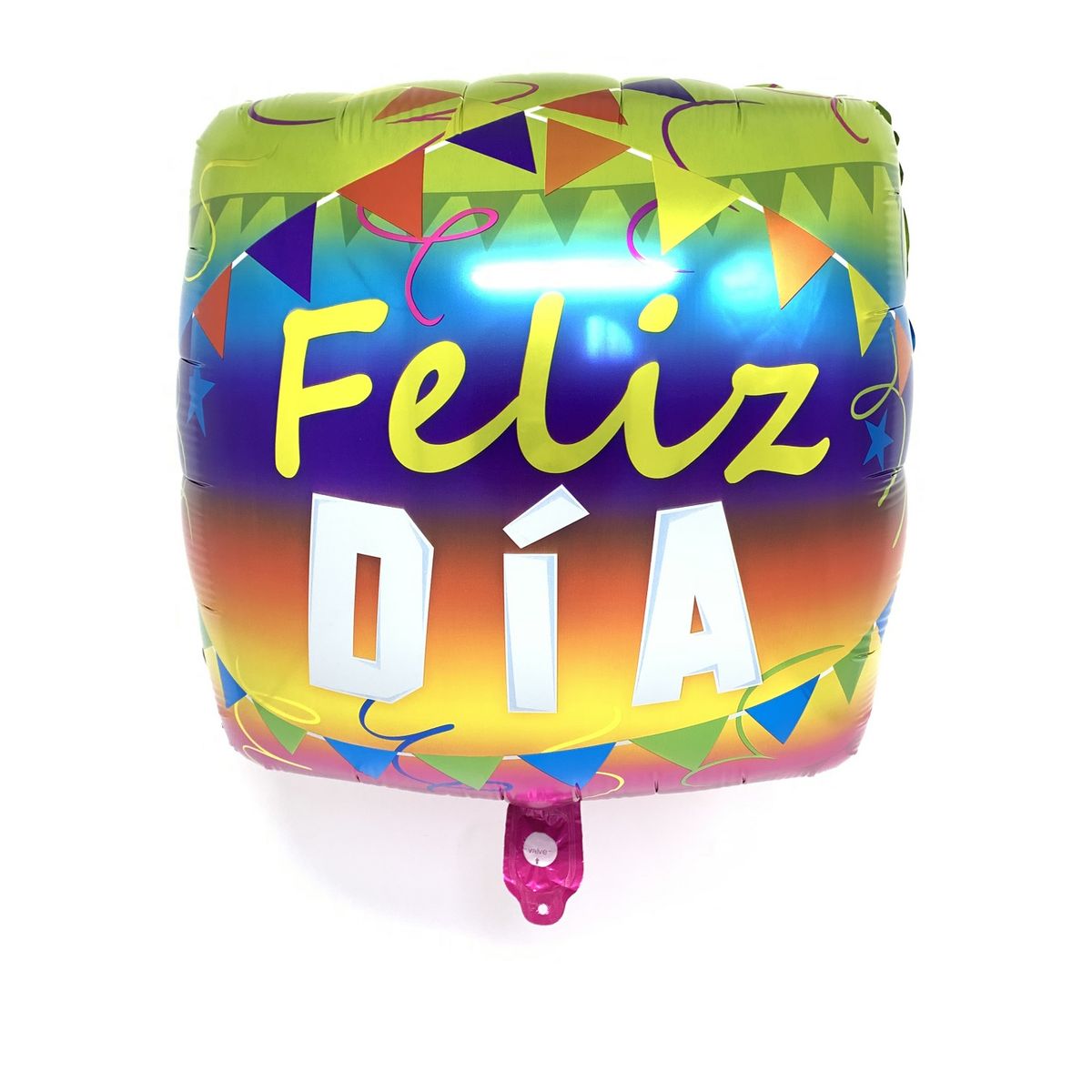 GENERICO - GLOBO METALICO 18 FELIZ DIA BANNER X1 UNI