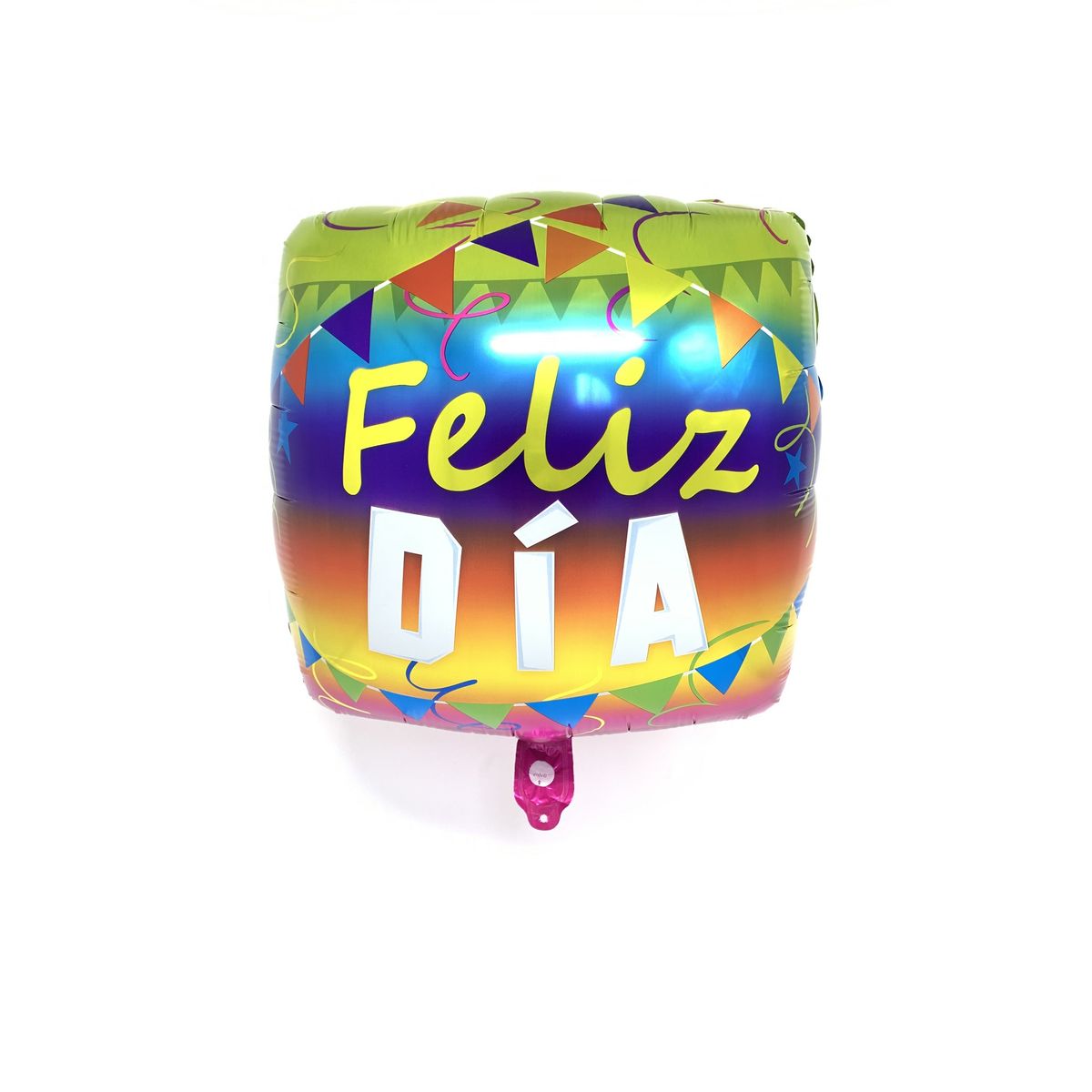 GENERICO - GLOBO METALICO 18 FELIZ DIA BANNER X1 UNI