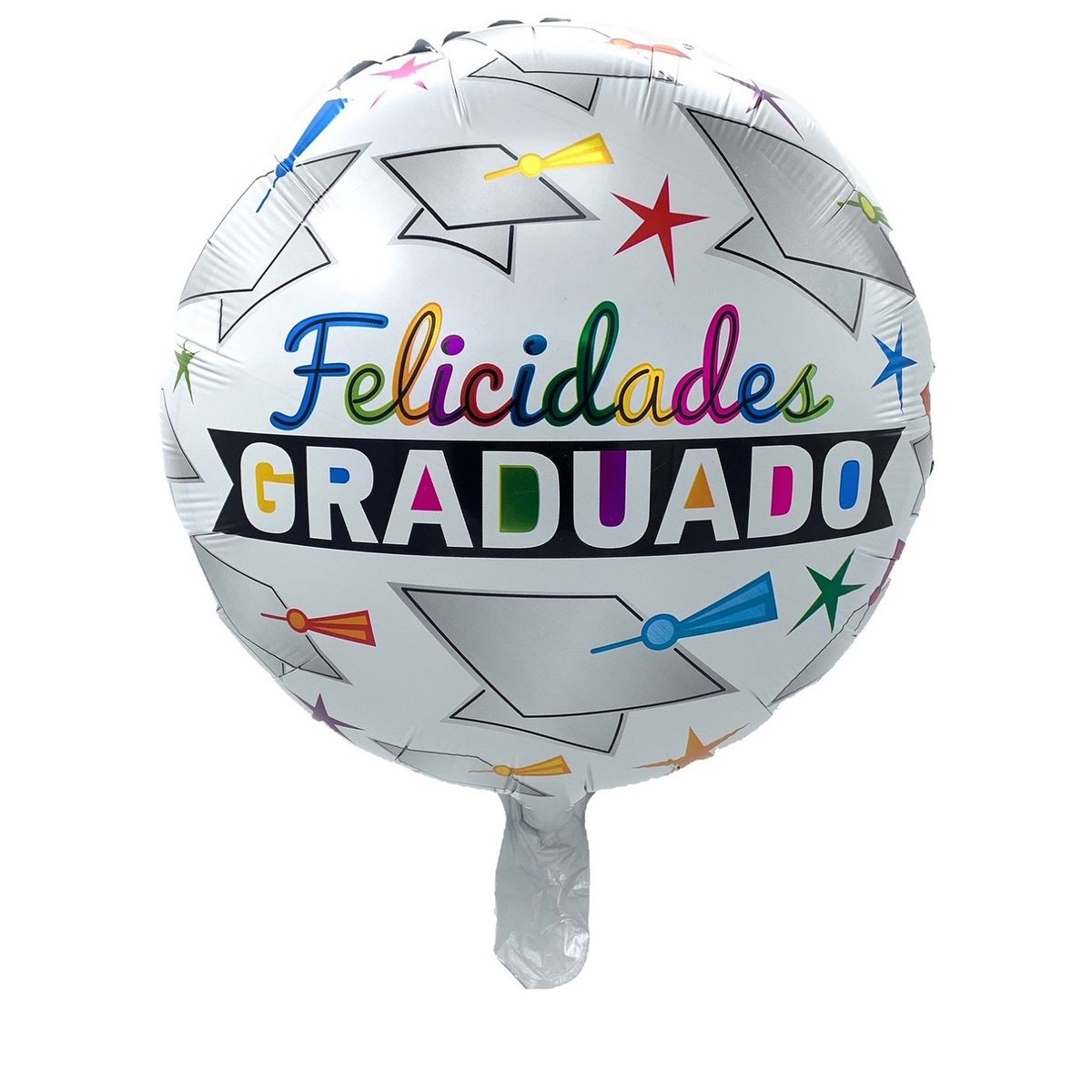 GENERICO - GLOBO METALICO 18 GRADUADO BLANCO X1 UNI