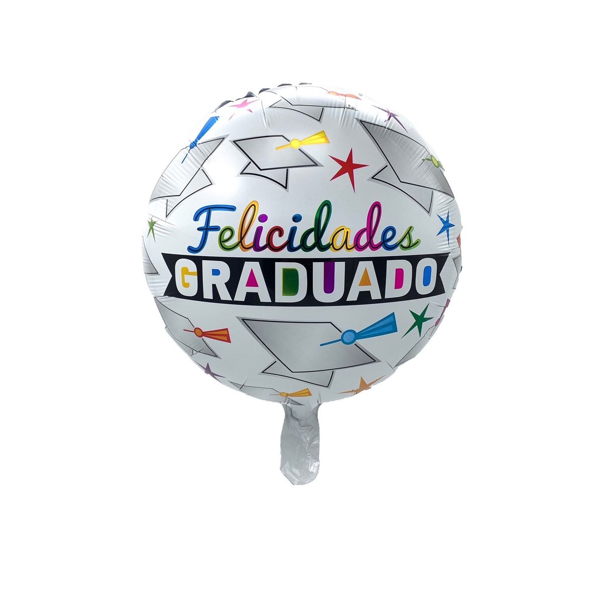 GENERICO - GLOBO METALICO 18 GRADUADO BLANCO X1 UNI