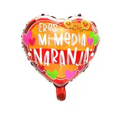 GENERICO - GLOBO METALICO 18 MEDIA NARANJA X1 UNI