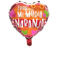 GENERICO - GLOBO METALICO 18 MEDIA NARANJA X50 UNI