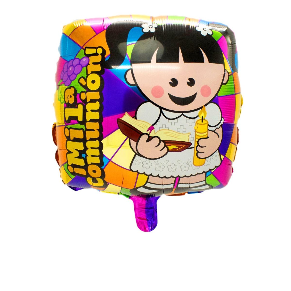 GENERICO - GLOBO METALICO 18 MI PRIMERA COMUNION NINA X1 UNI