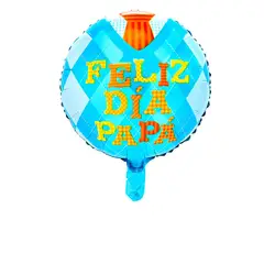 GENERICO - GLOBO METALICO 18 PAPA CORBATA X1 UNI