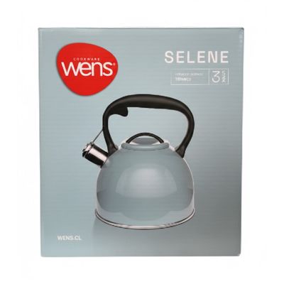 Generico Tetera De Acero Inoxidable Con Silbato 3 Litros