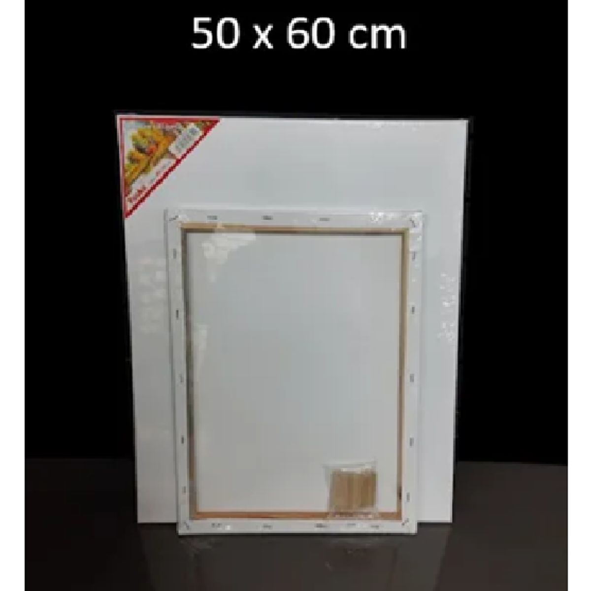 GENERICO - Bastidor Madera Lienzo Tela algodón 50x60 cm CN1005 FOSKA