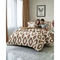 GENERICO - Cubrecama Chiporro Diseño jacquerd Suave y Abrigador King