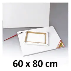 GENERICO - Bastidor Madera Lienzo Tela algodón 60x80 cm CN1006 FOSKA