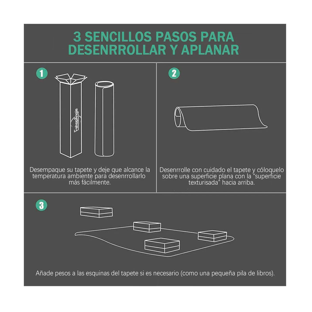 OFERTABKN - Alfombrilla Tapete Protector Para Silla De Oficina Piso Pvc 1.2 M 75 Cm