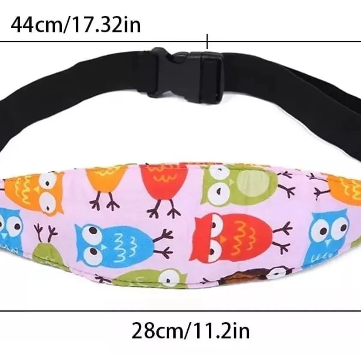 GENERICO - Soporte sujeta cabeza para silla de auto o coche 3 meses a 6 años . Material de sintético