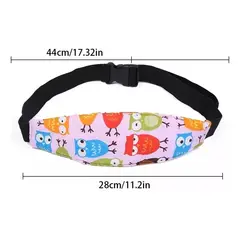 GENERICO - Soporte sujeta cabeza para silla de auto o coche 3 meses a 6 años . Material de sintético