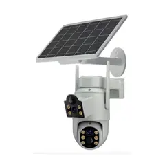 GENERICO - Camara Seguridad Con Panel Solar Wifi 5g Ip66 Full HD