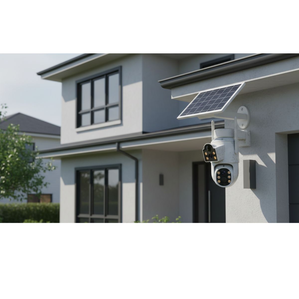 GENERICO - Camara Seguridad Con Panel Solar Wifi 5g Ip66 Full HD
