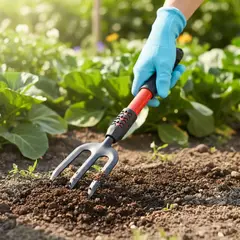 GENERICO - Cultivador De Mano Para Jardín 40cm Mango Ergonómico 3 Puntas