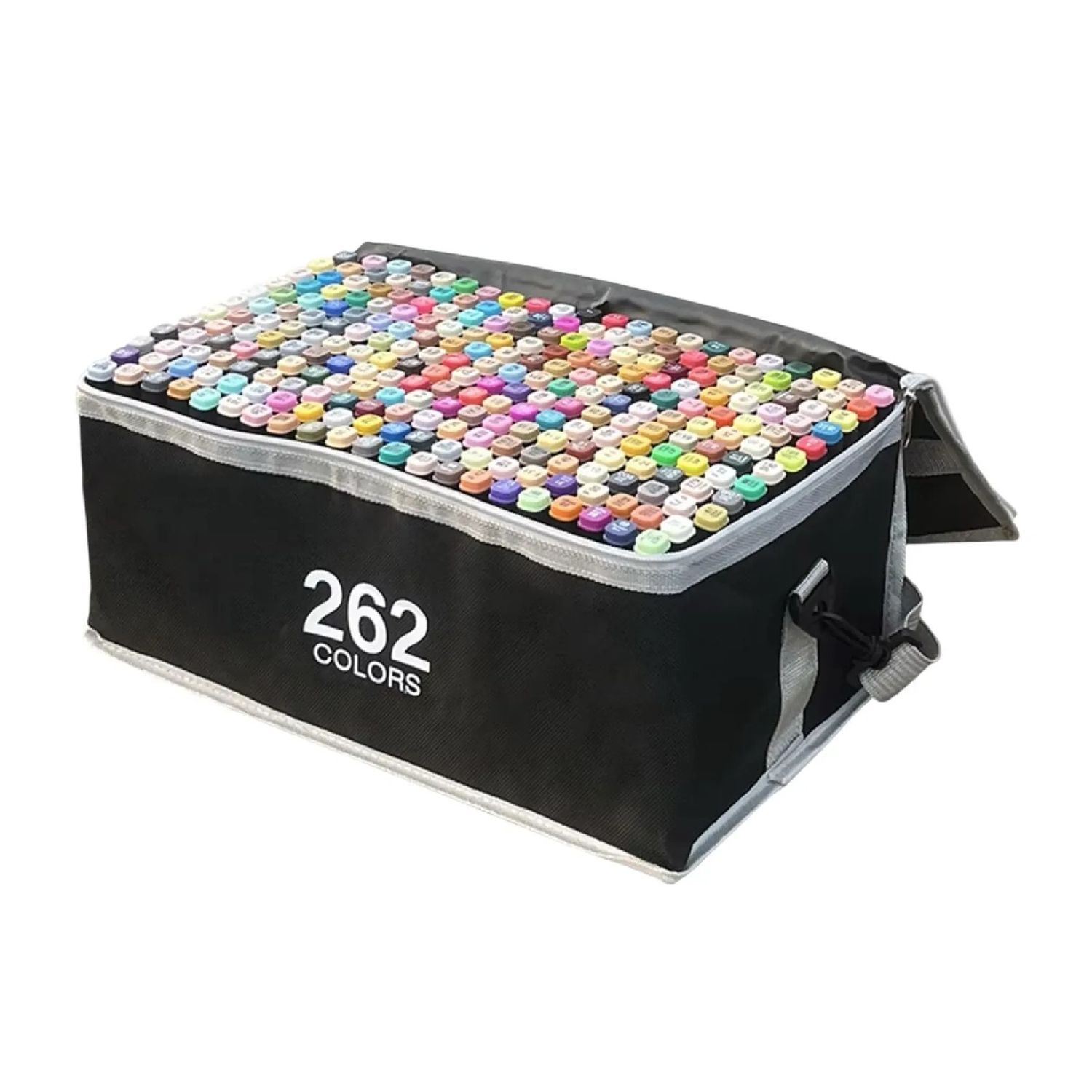 GENERICO Set 262 Marcadores Lápices Colores Touch Doble Punta +