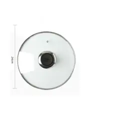GENERICO - Tapa Para Olla De Vidrio 24 Cm