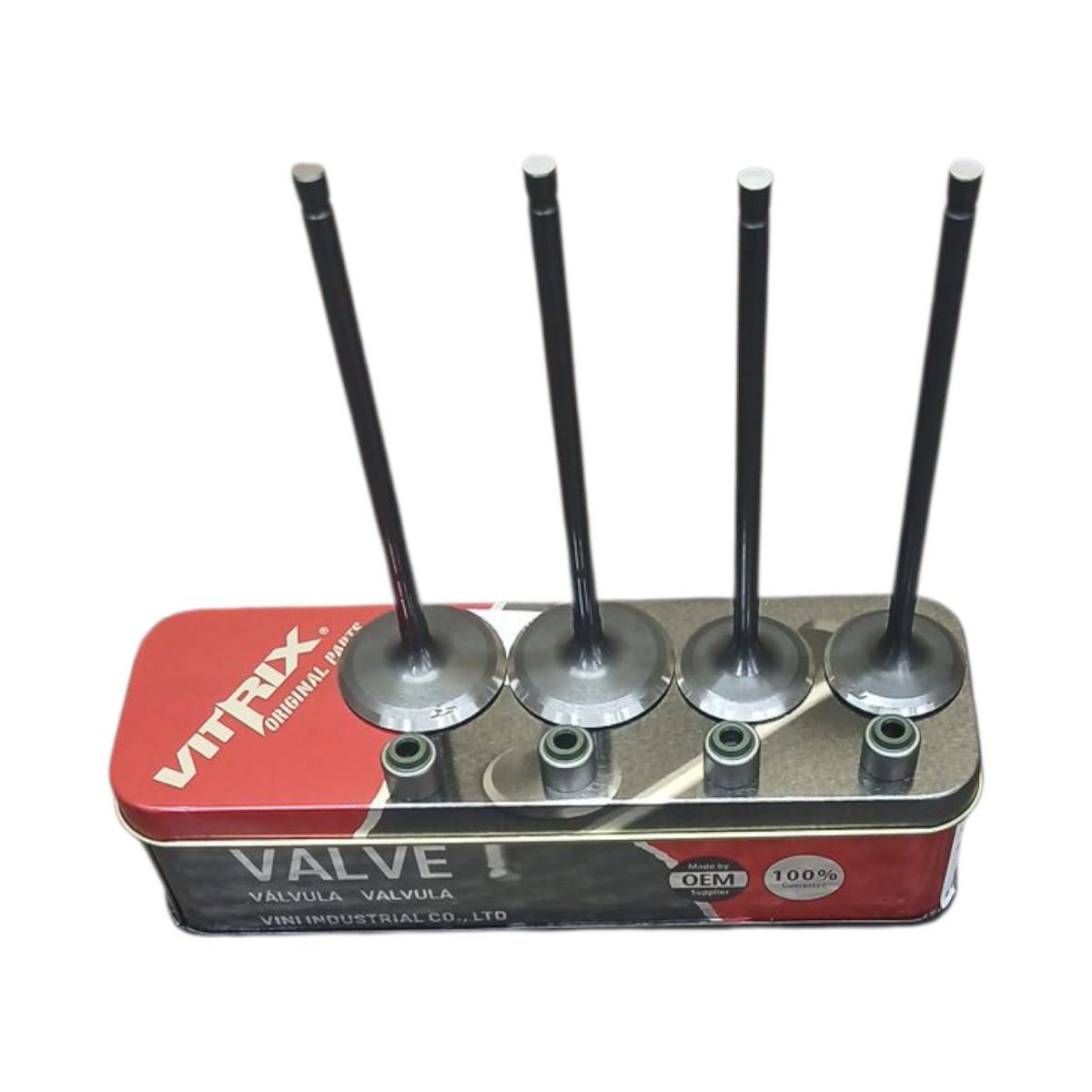GENERICO - VALVULAS JGO PULSAR NS-200 4 PCS VITRIX