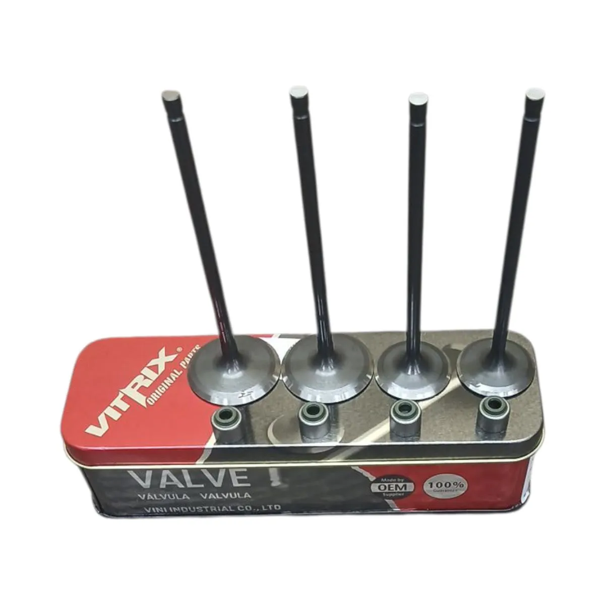 GENERICO - VALVULAS JGO PULSAR-135 4 PCS VITRIX