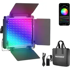 NEEWER - 660 Pro Rgb Luz Vídeo Panel Led Con App Control 50w Juegos YouTube Webex Conferencia Web Fotografía