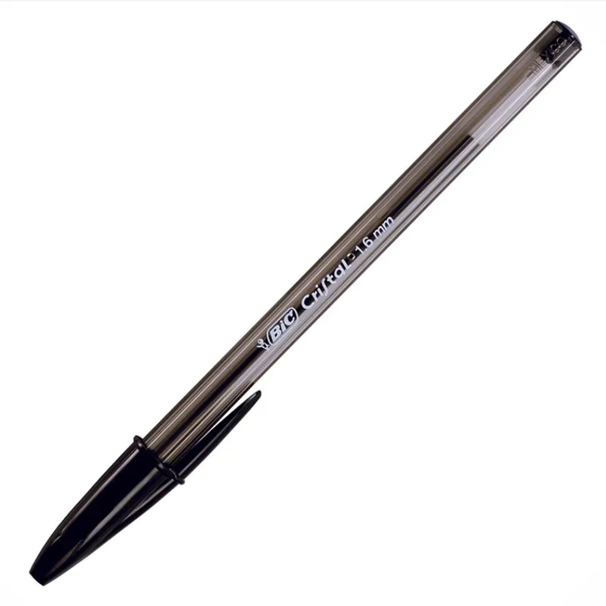 GENERICO - Pack 12 Bic Cristal 1.6mm Negro